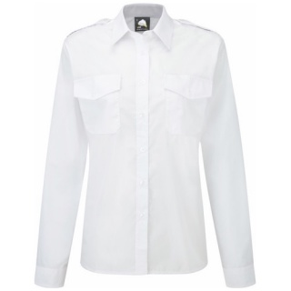 ORN Clothing The Classic 5860 Long Sleeve Pilot Blouse 65% Polyester / 35% Cotton 115gsm